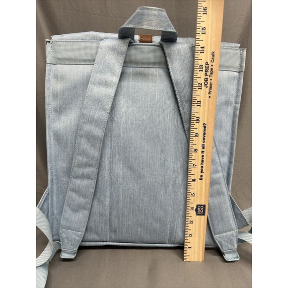 Herschel Supply Co Backpack Blue Red White Stripe Lining Strap Book Laptop Bag - Picture 11 of 16